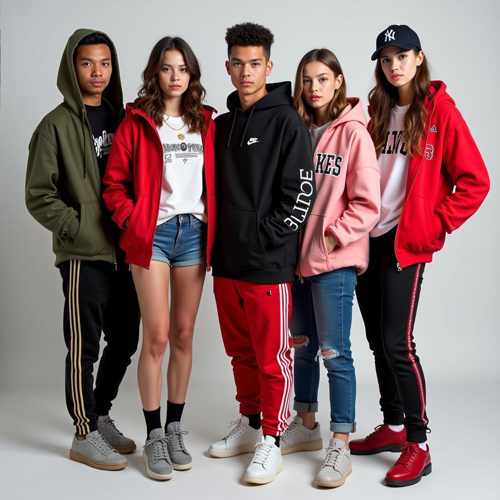 Giới trẻ diện trang phục Fast Money Clothing năng động