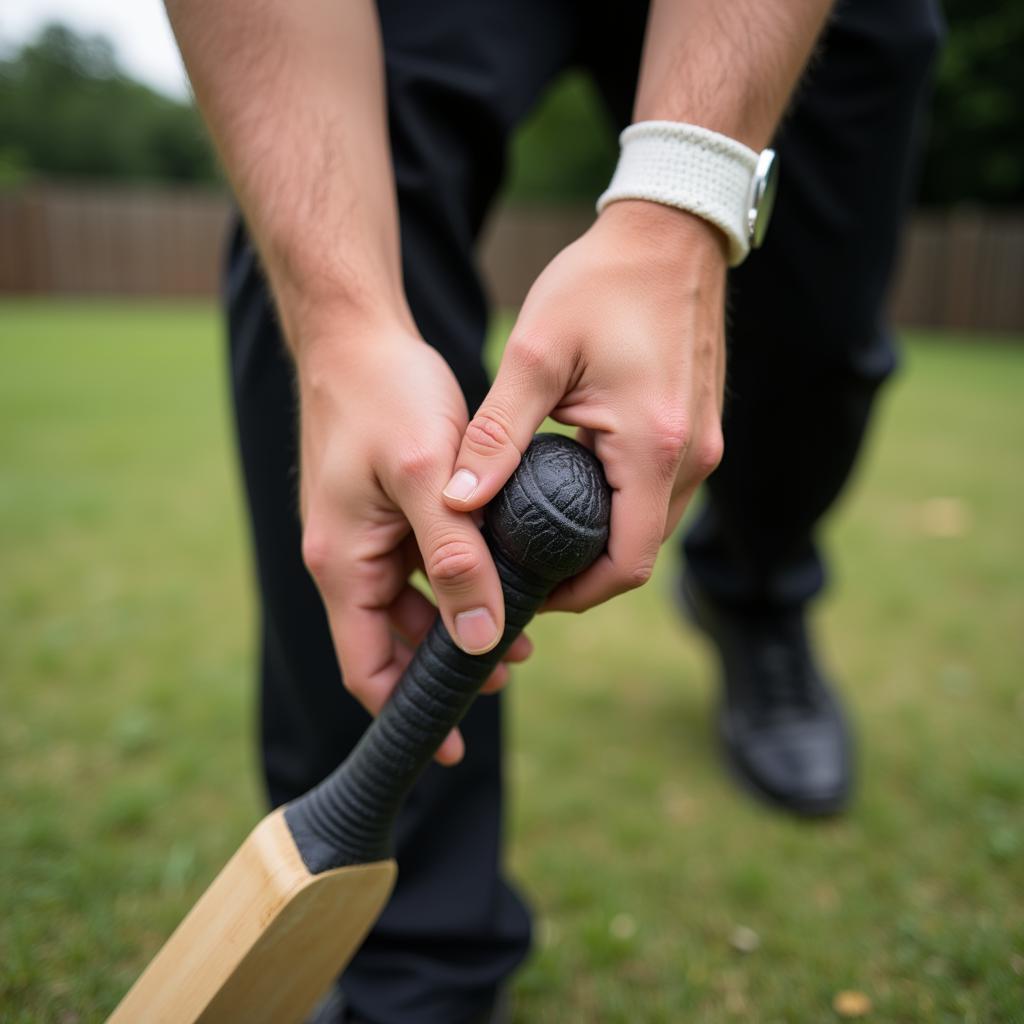 Optimizing Grip on a Hard Tennis Cricket Bat