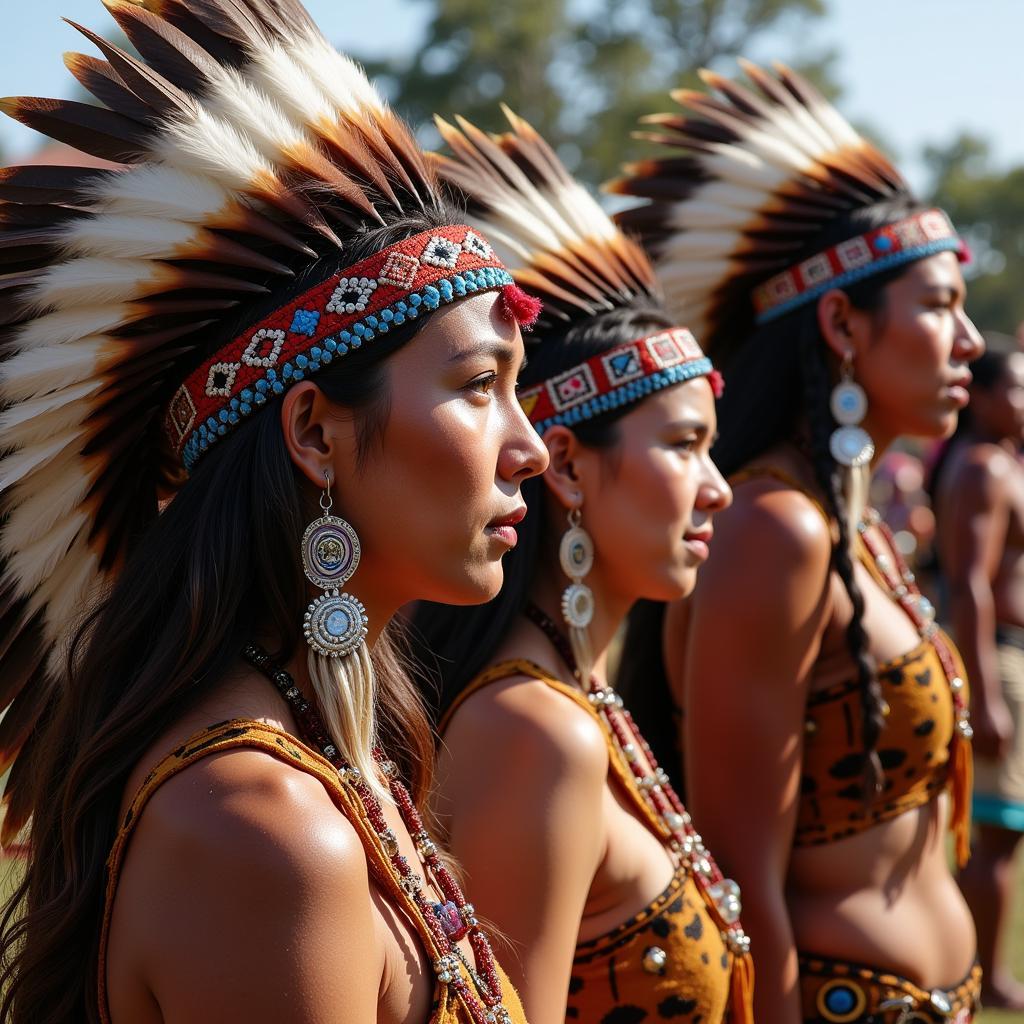 Headband Indian Used in Ceremonies