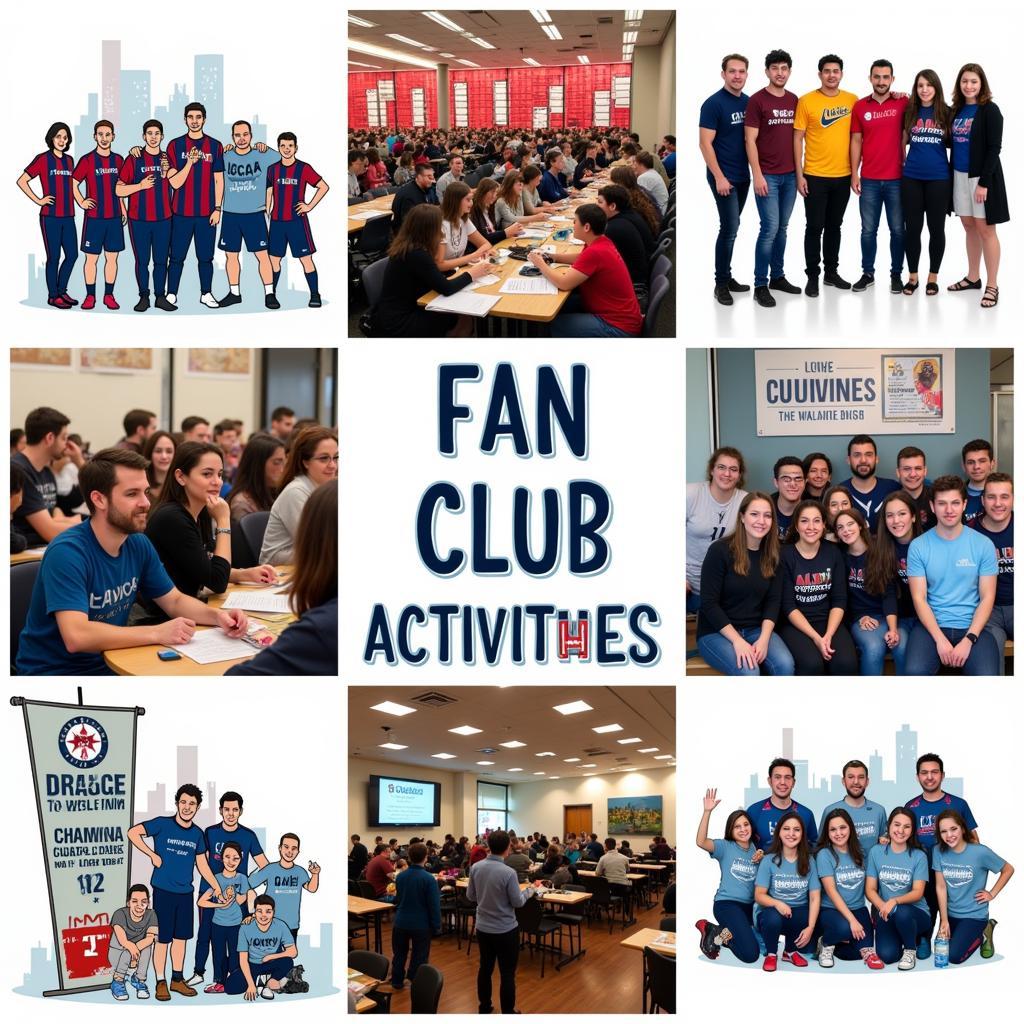 Các hoạt động của fan club đội bóng đá