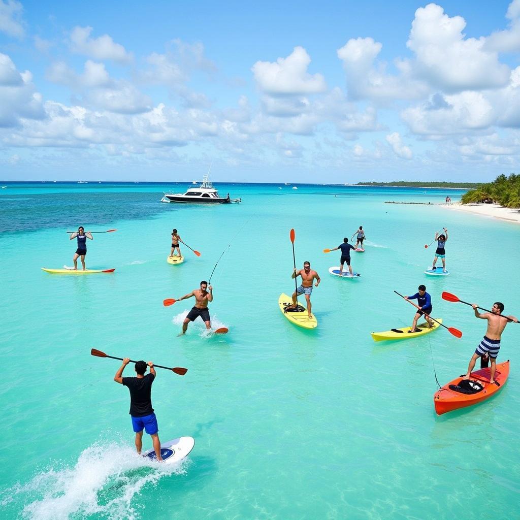 Hoạt động trải nghiệm tại Los Roques Gran Roque