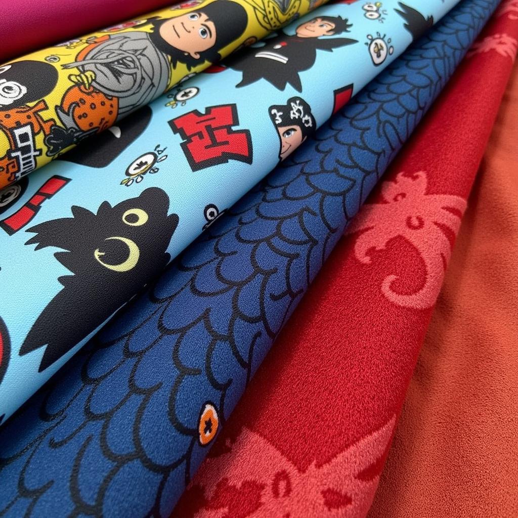 Different types of How to Train Your Dragon Fabric