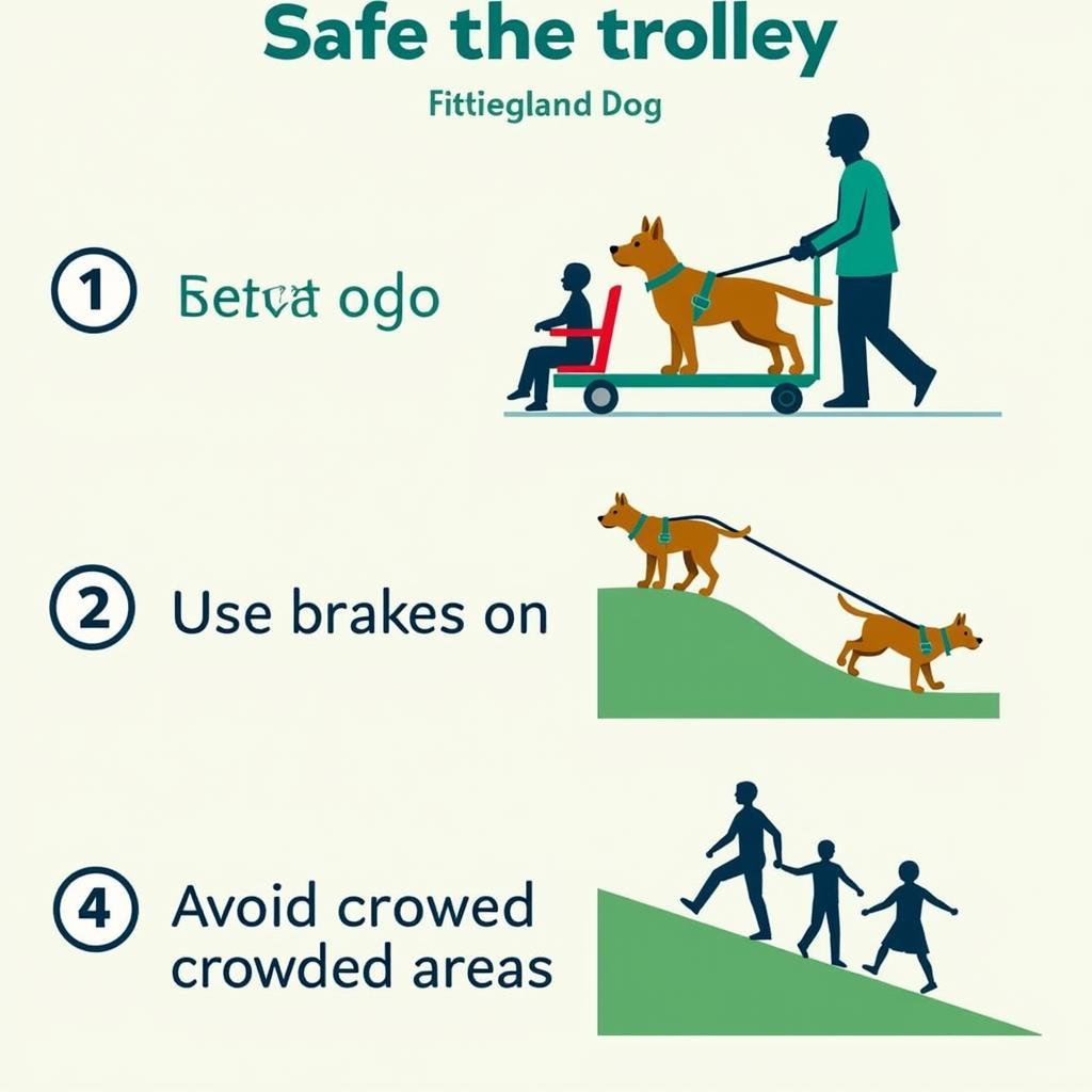 Safe usage guide for large dog trolleys