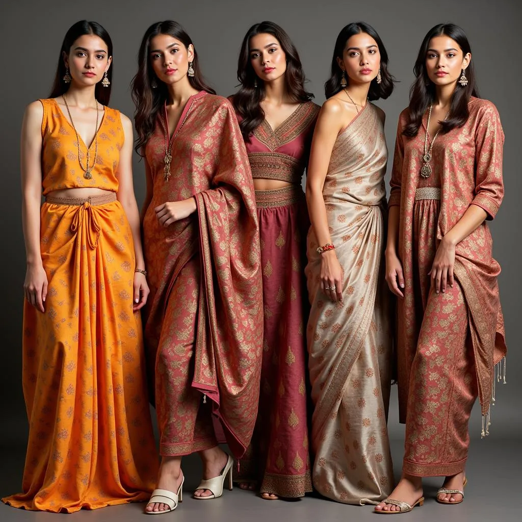 Indian Silk Fabric in Modern Fashion