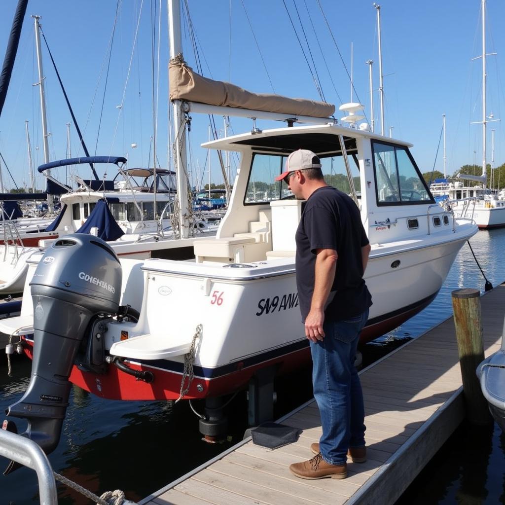 Inspección de un Barco Usado en Estados Unidos