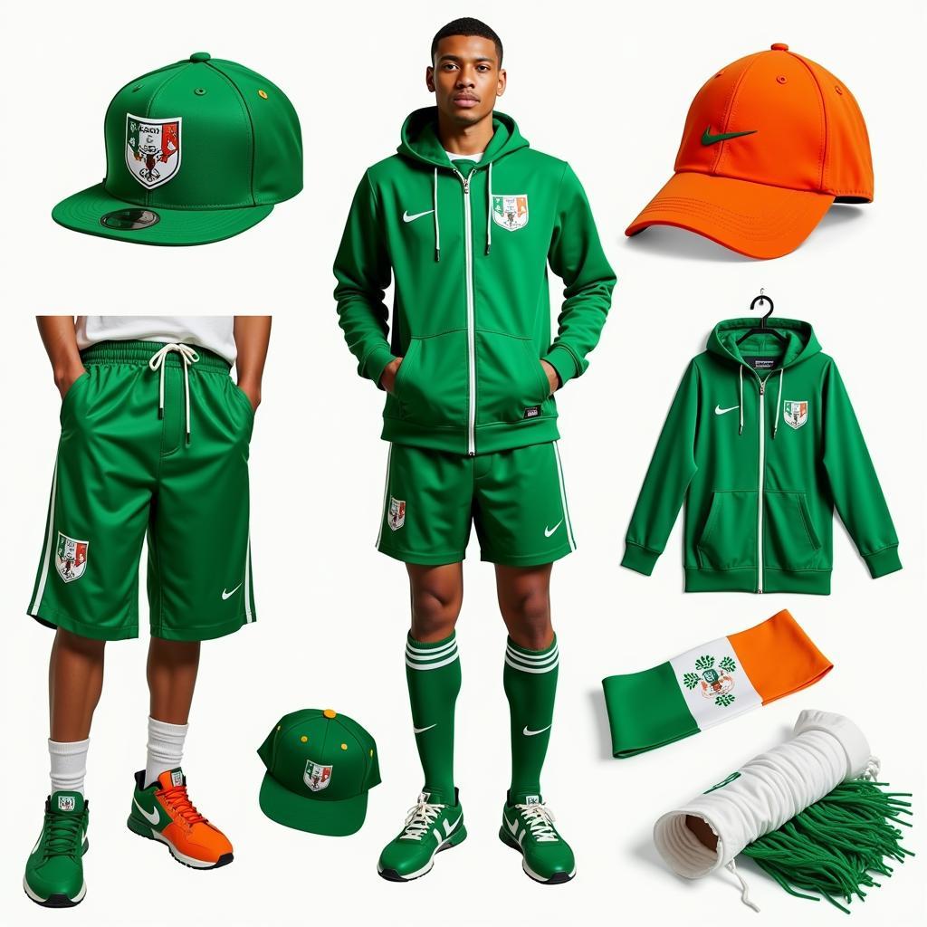 Phong cách Ireland Drip của fan bóng đá