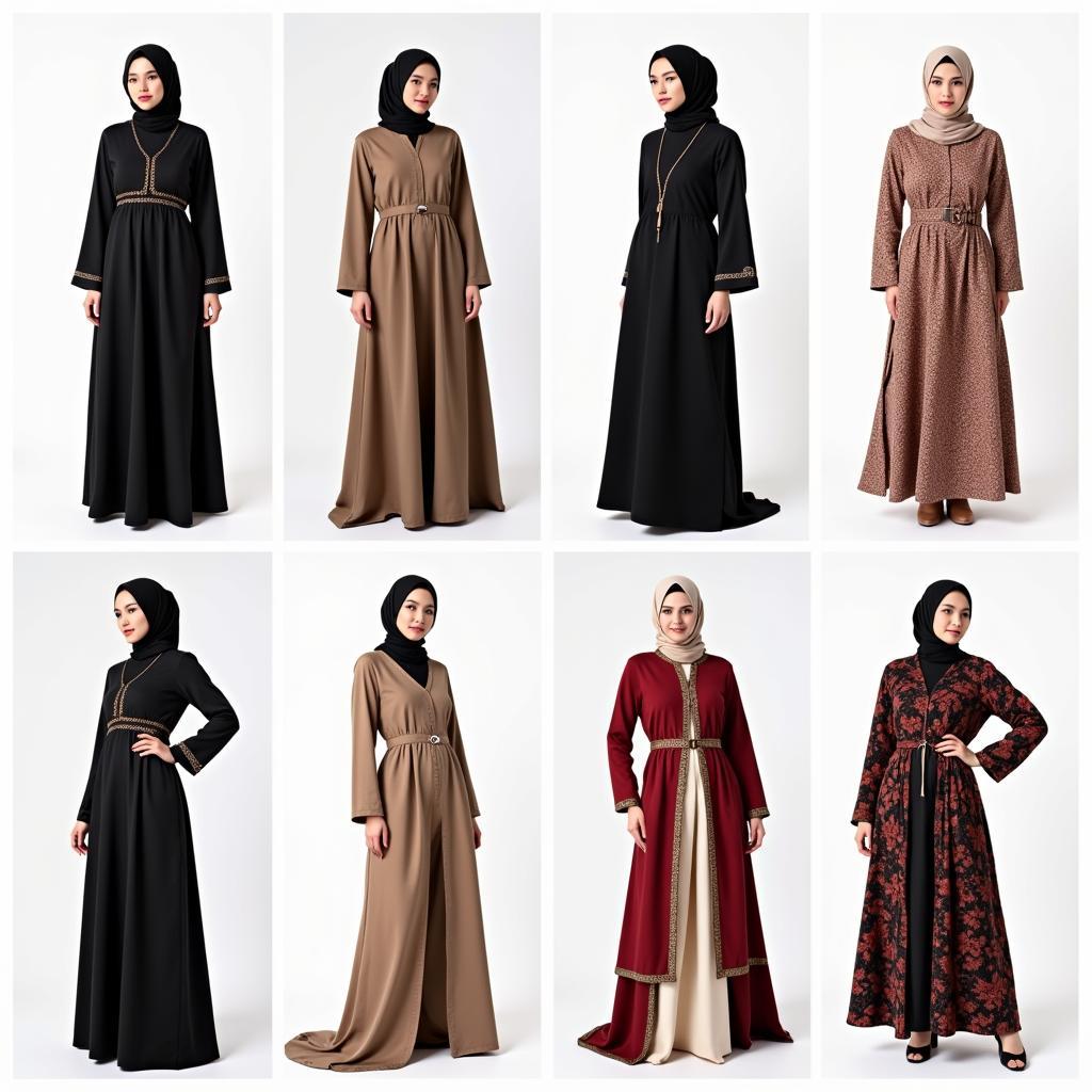 Various Styles of Islamic Ladies Dress