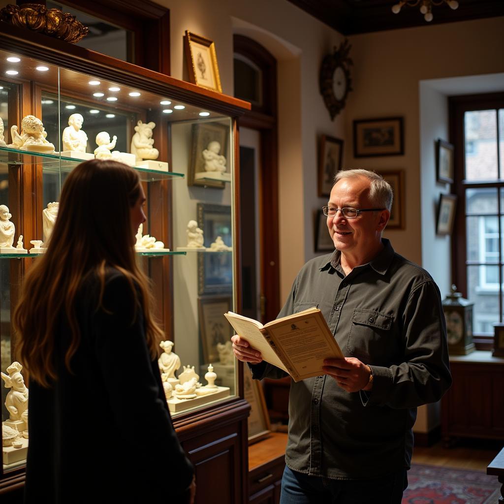 Purchasing an Ivory Figurine Legally from an Antique Shop