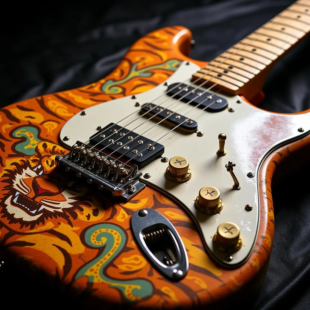 Jerry Garcia's Tiger Guitar