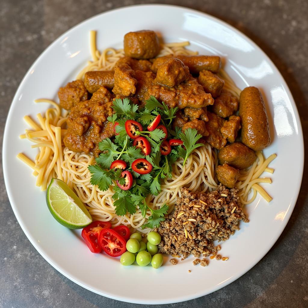 Topping Phong Phú Khao Suey Pakistani