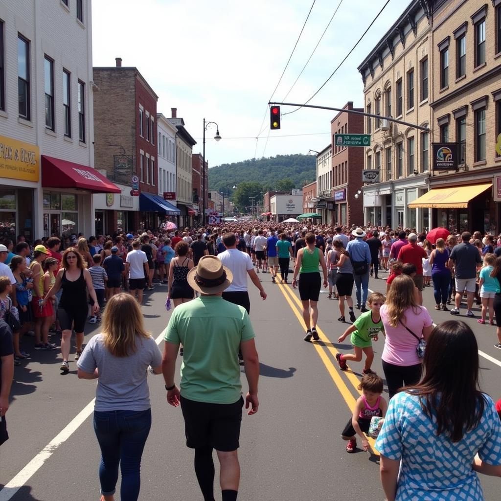 Không khí náo nhiệt tại lễ hội Derry Nh Parade