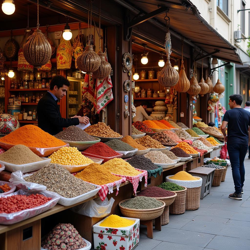 Khu chợ truyền thống Tehran