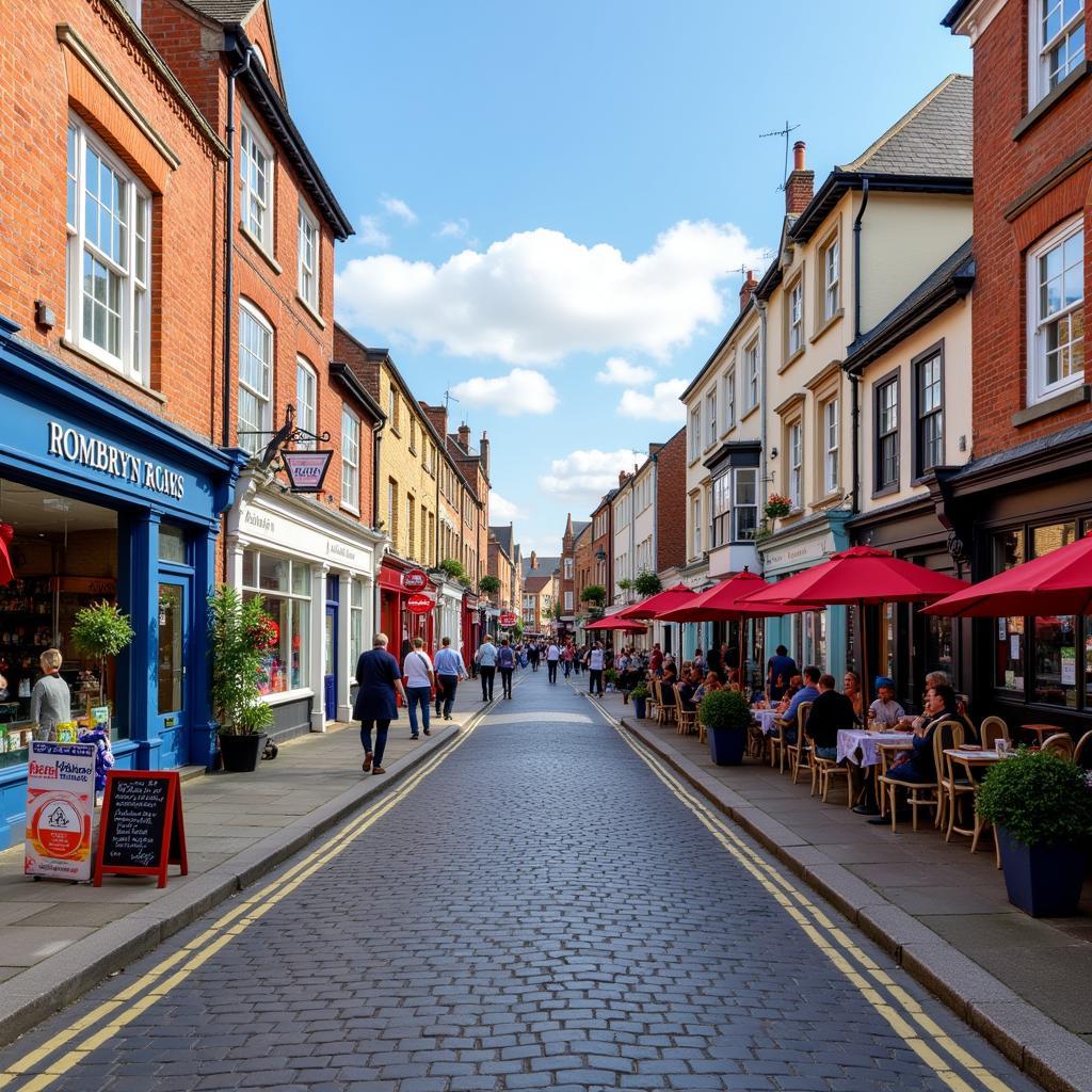 Shopping and Dining in Wells Town Centre