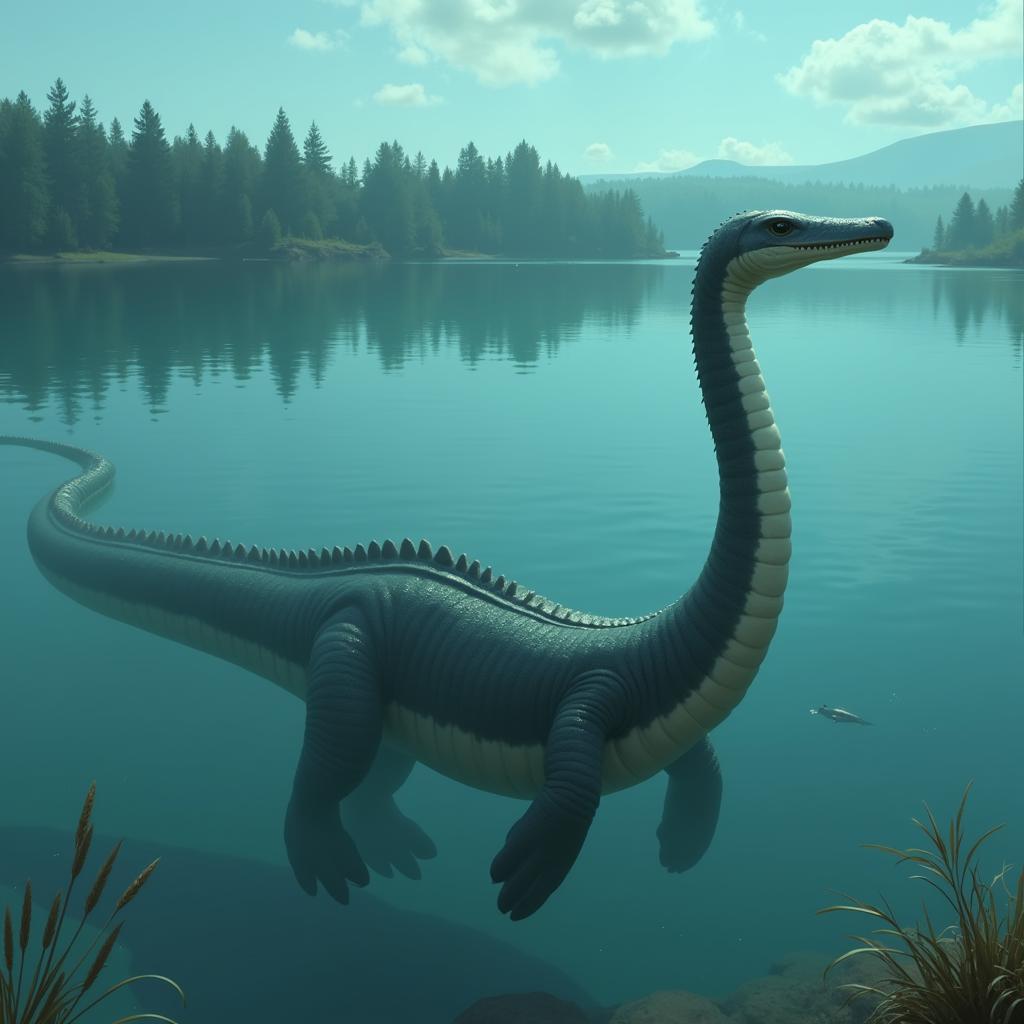 Khủng long Plesiosaur trong truyền thuyết quái vật hồ