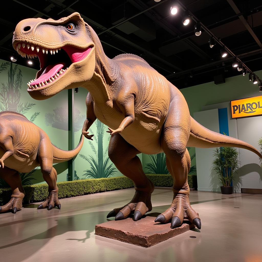 Mô hình khủng long Tyrannosaurus Rex tại Dino Stroll