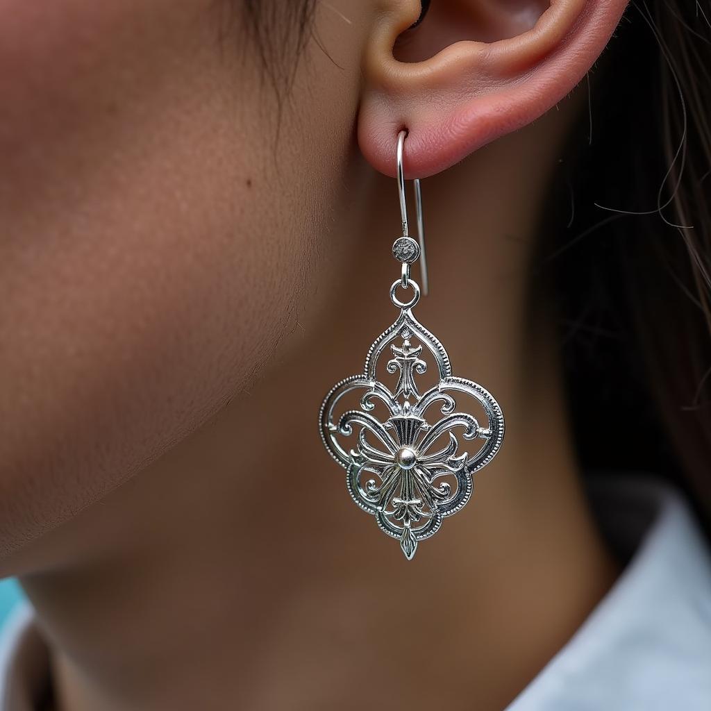 Traditional Norwegian Earrings Design