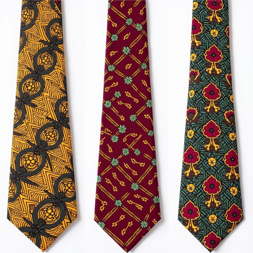 Các kiểu dáng African Tie phổ biến