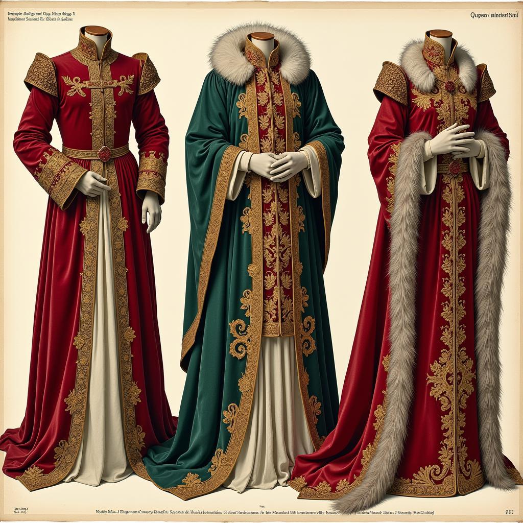 King and Queen Robes in the Medieval Era