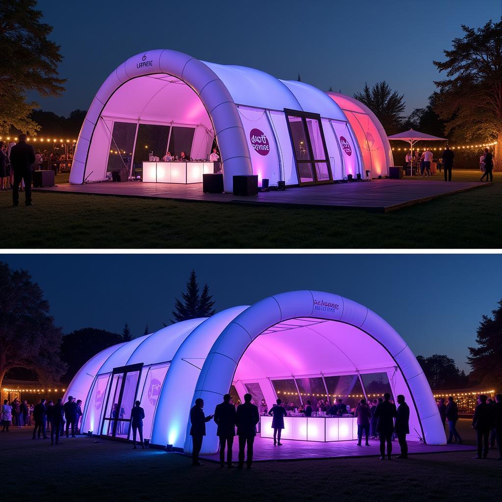 Inflatable Nightclub Tent for an Event