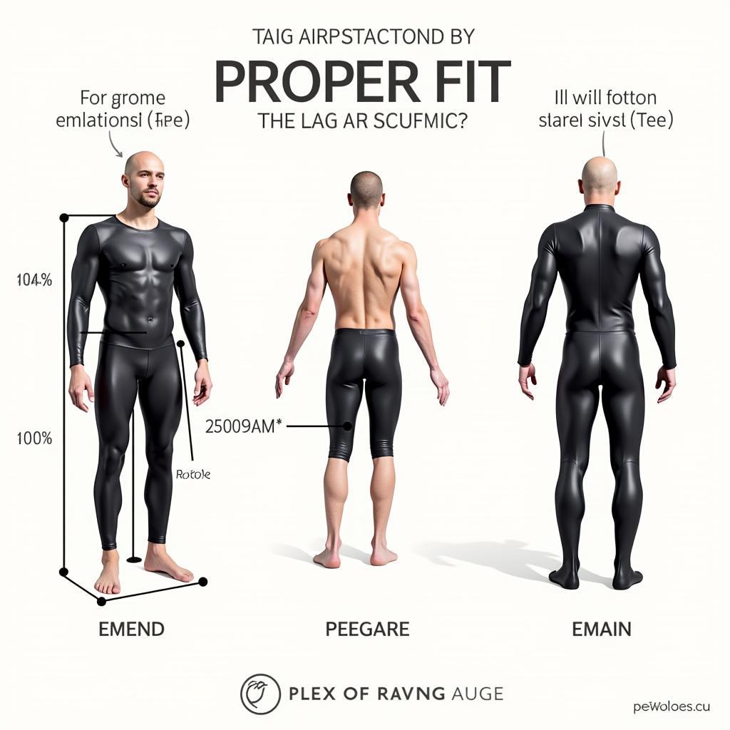 Latex Menswear Fit and Sizing