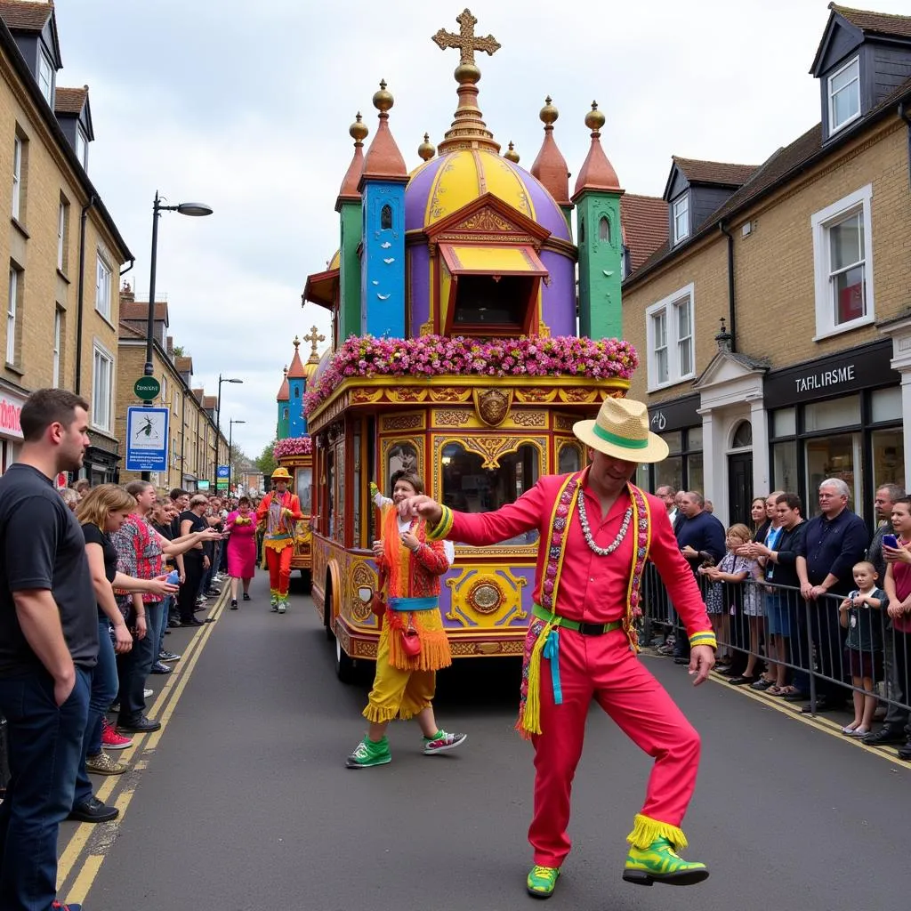 Lễ hội Oxford Carnival 2024 với đoàn diễu hành sặc sỡ sắc màu