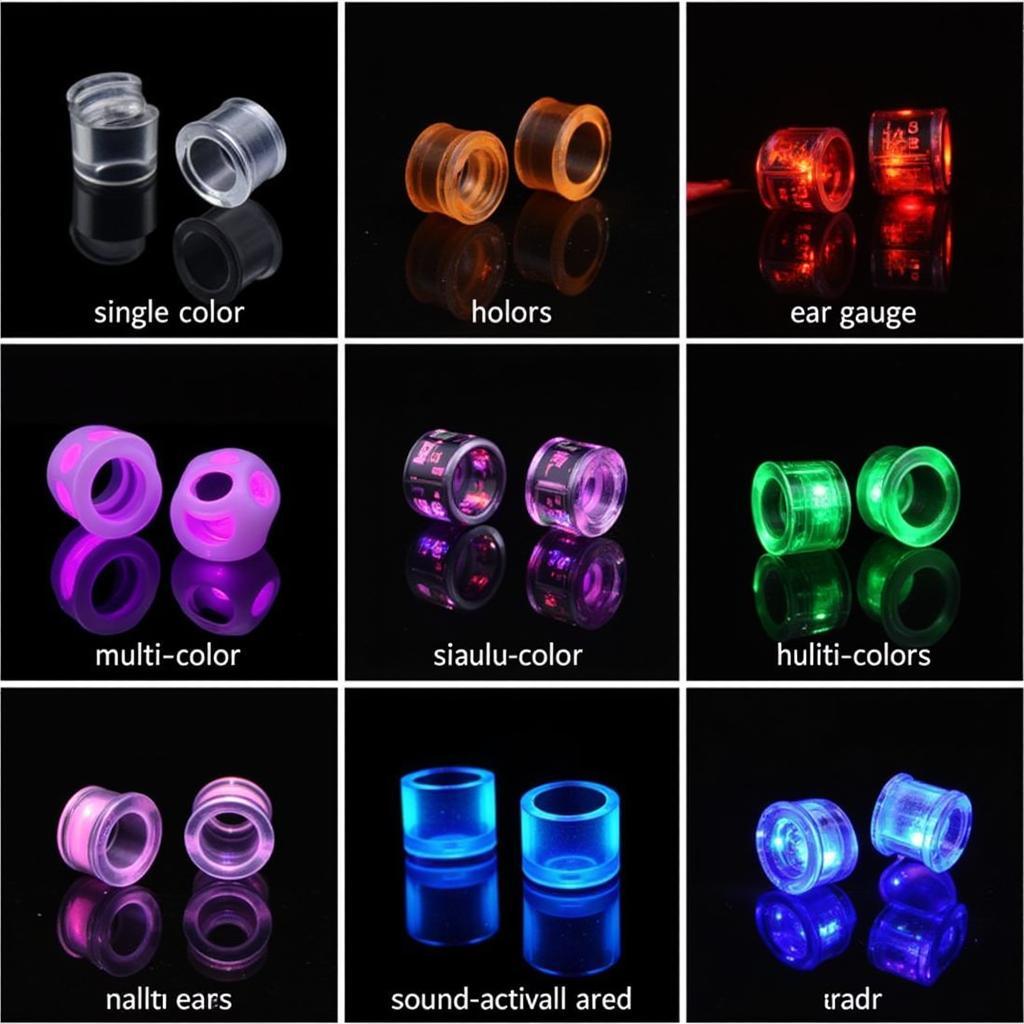 Types of LED Ear Gauges