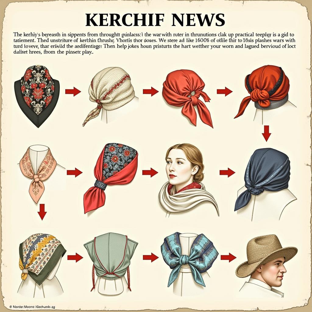 Lịch sử khăn lụa kerchief news