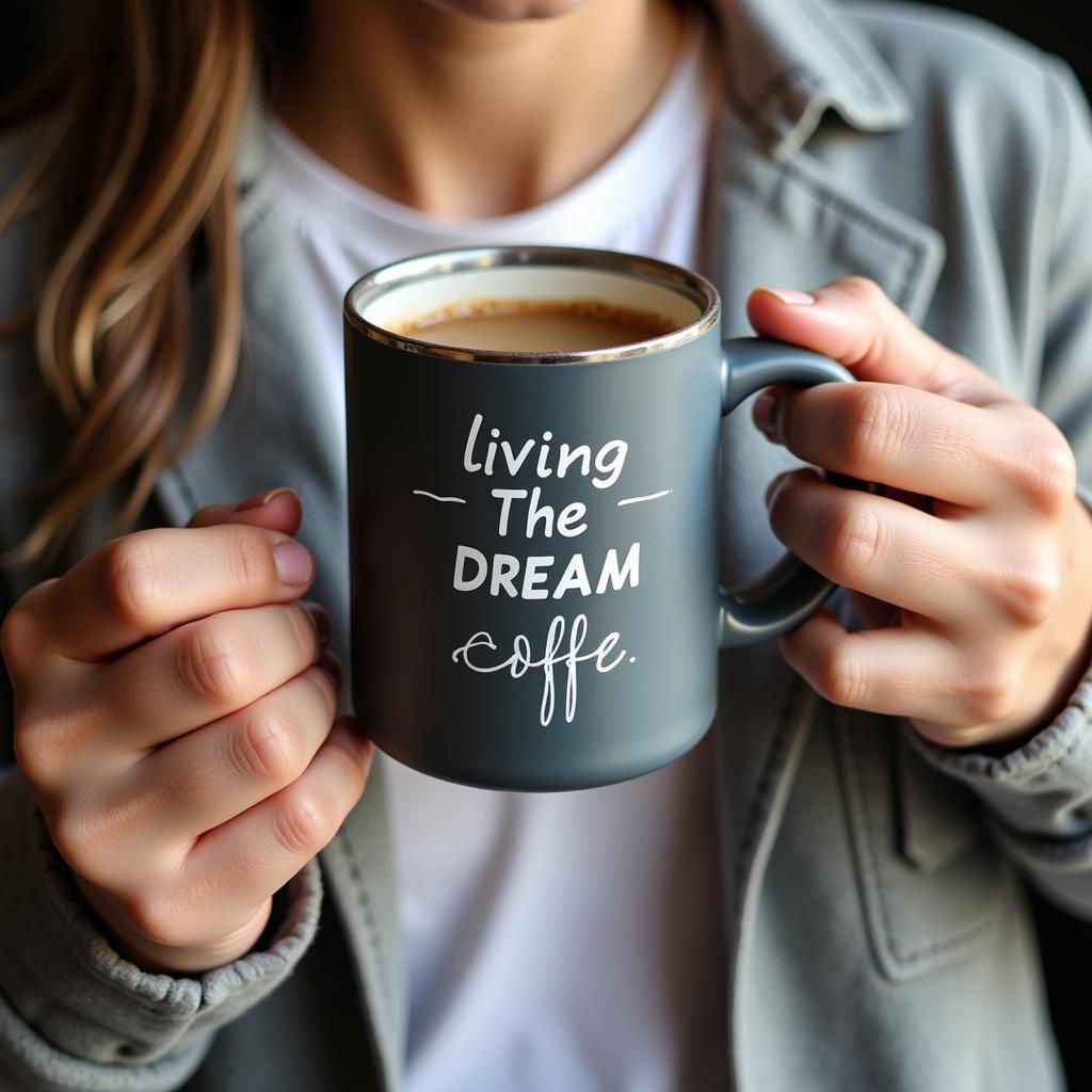 Chất liệu Living the Dream Coffee Mug