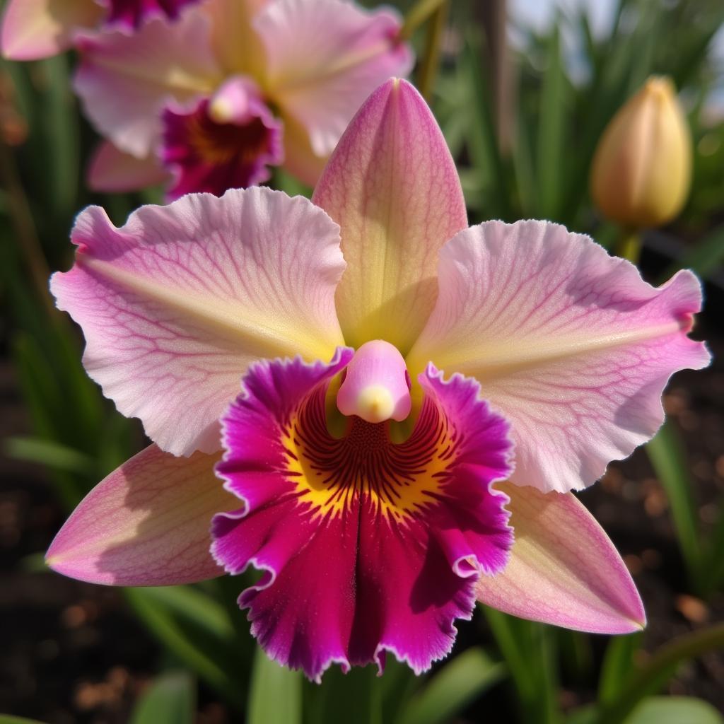 Cattleya orchid in Colombia