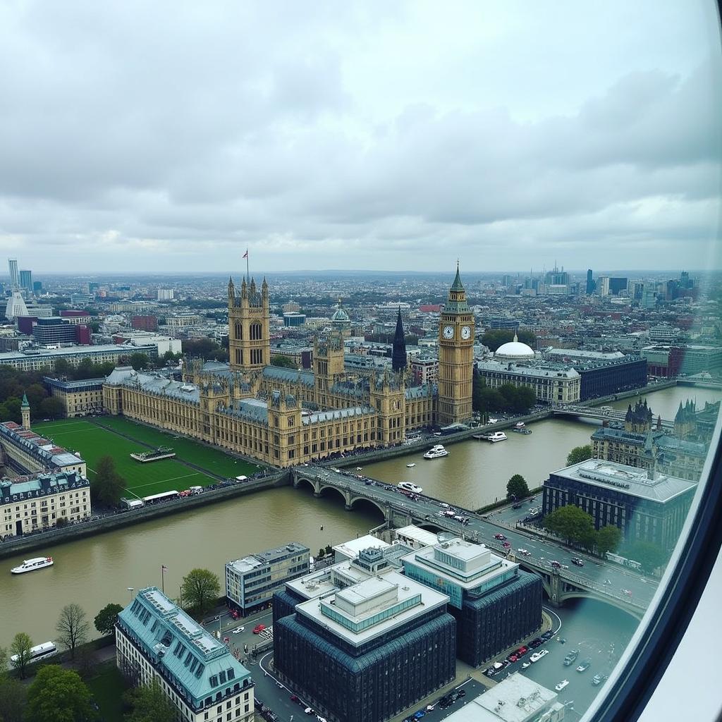 London Eye panoramic view