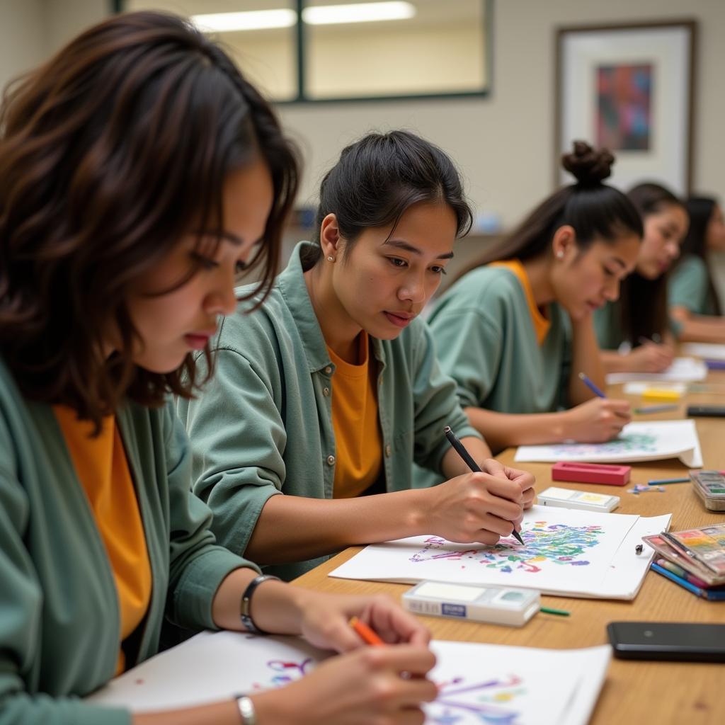 Art Class Inside a Prison