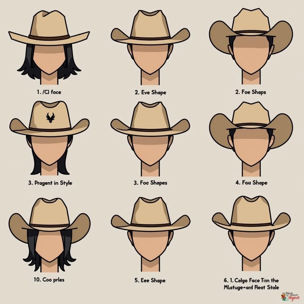 Lựa chọn mũ cowboy logo phù hợp