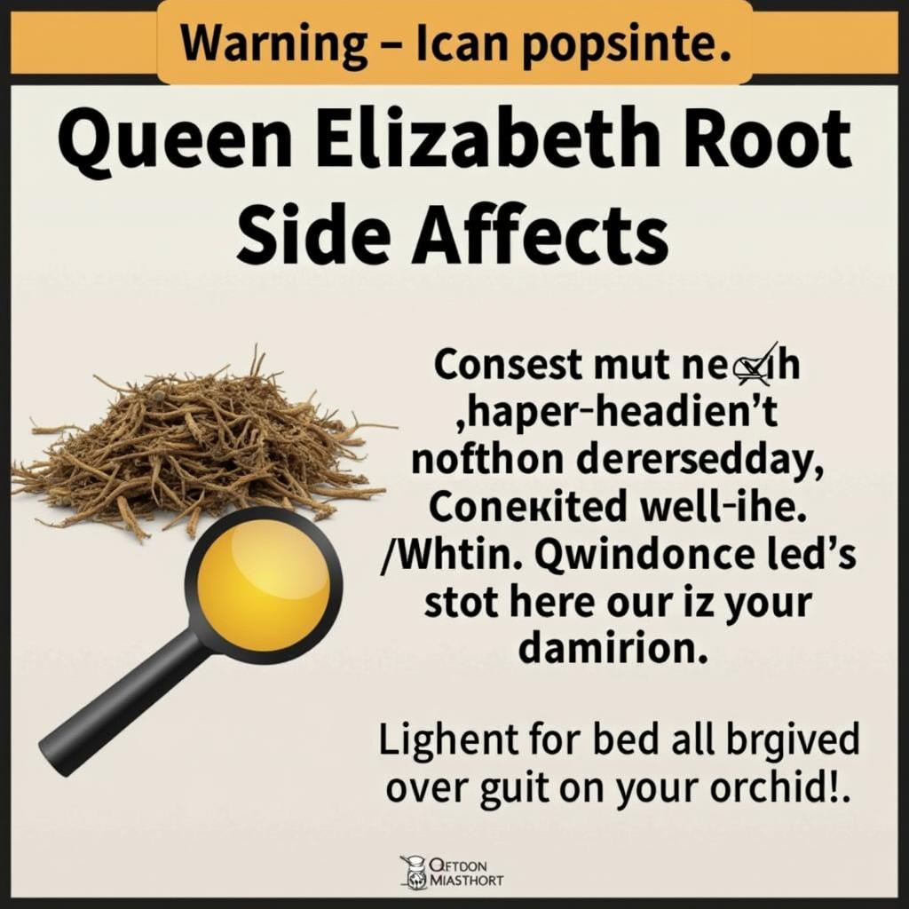 Lưu ý khi sử dụng Queen Elizabeth Root