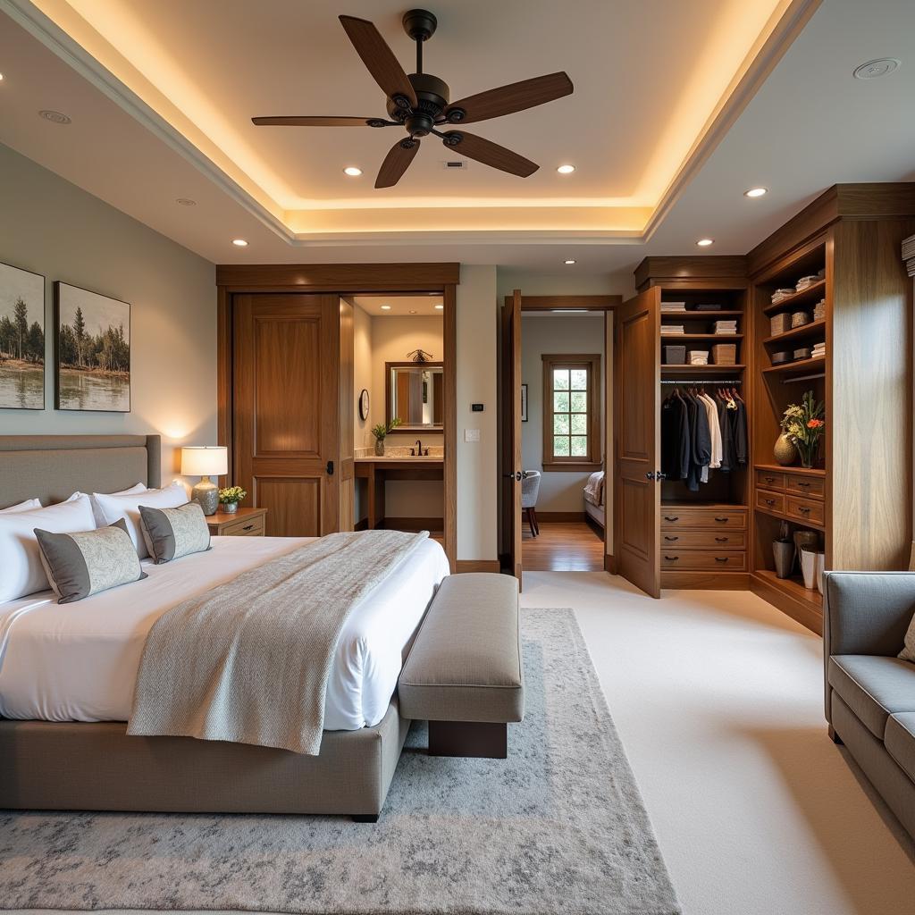 Luxurious Master Suite with Walk-in Closet