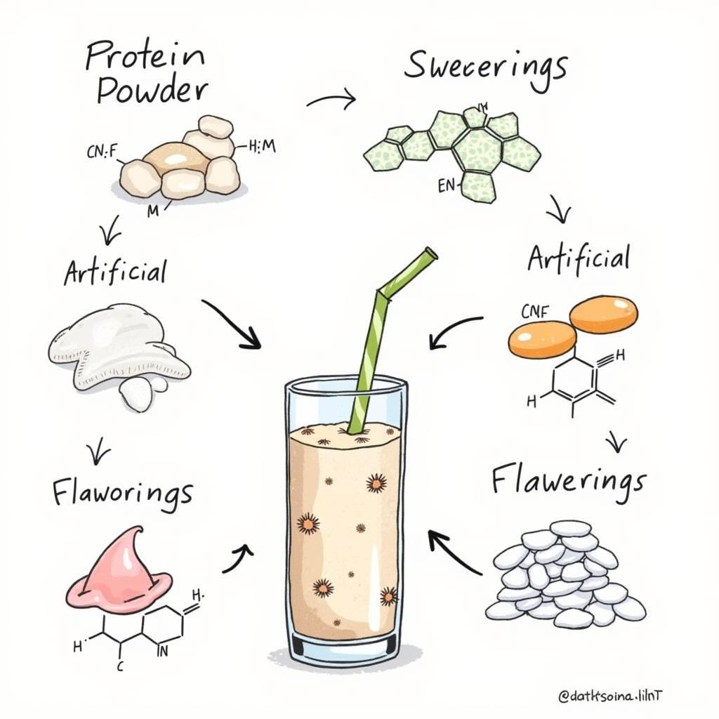 Lý do protein shake có vị đắng