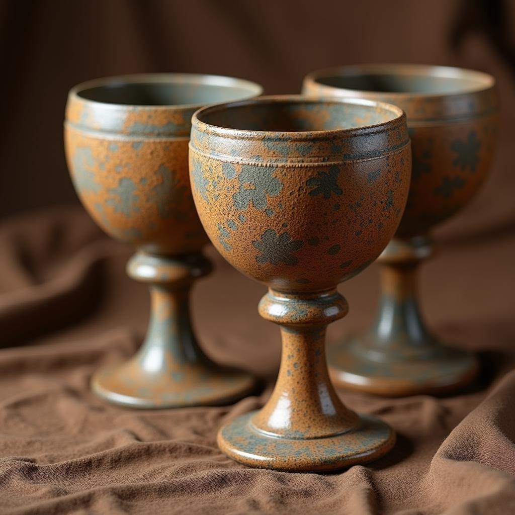 Ceramic Wine Goblets