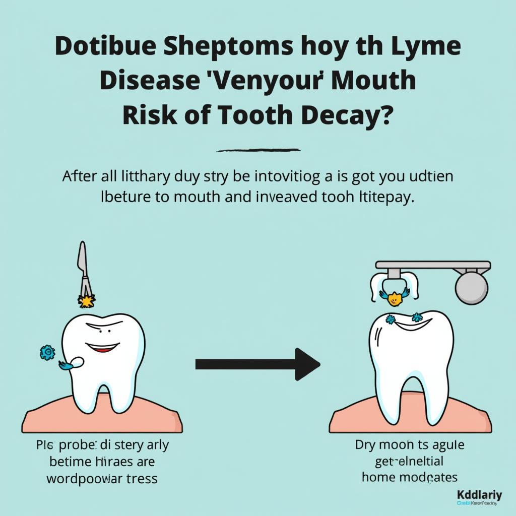 Lyme disease symptoms and tooth decay