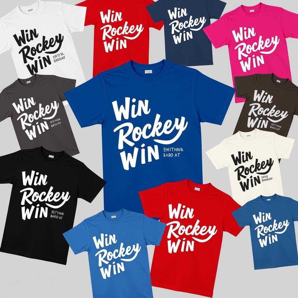 Các mẫu áo Win Rocky Win Shirt đa dạng