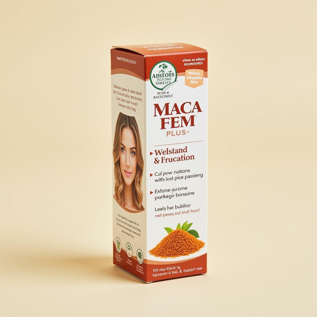 Hộp sản phẩm Maca Fem Plus