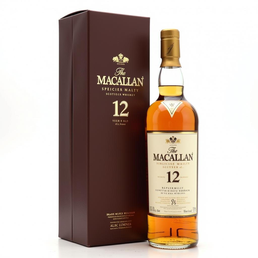 Macallan 12 Label trong hộp quà cao cấp