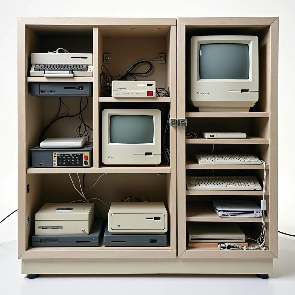 Macintosh Cabinet Organization