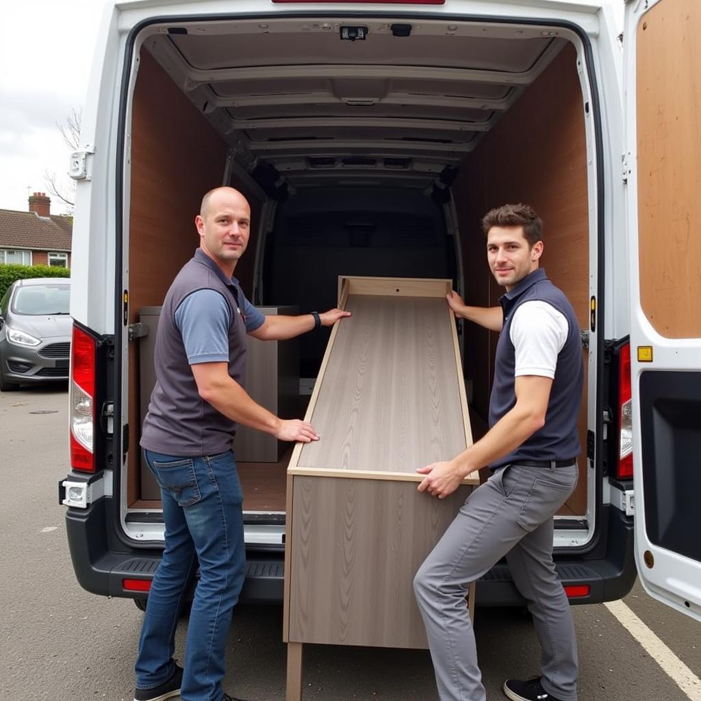 Man and Van Burton on Trent Loading Furniture