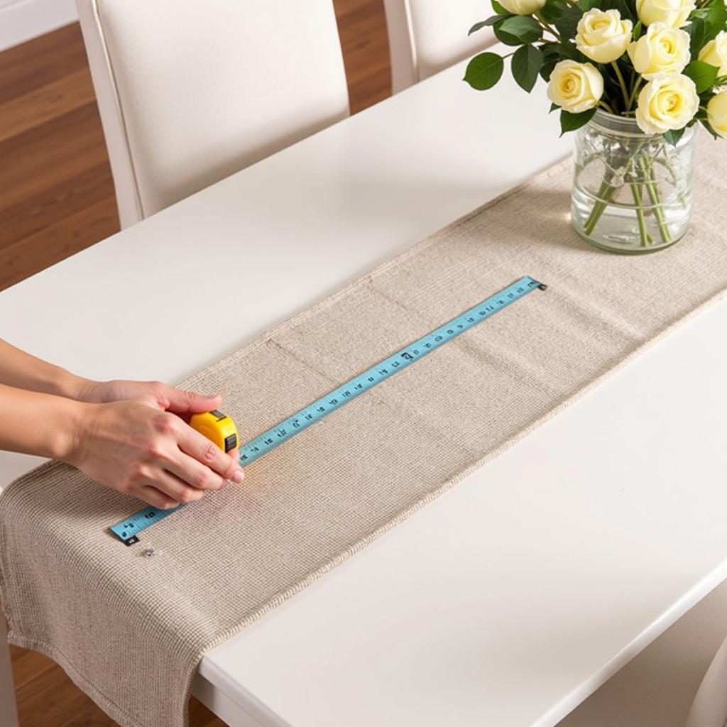 Measuring Table Runner Length