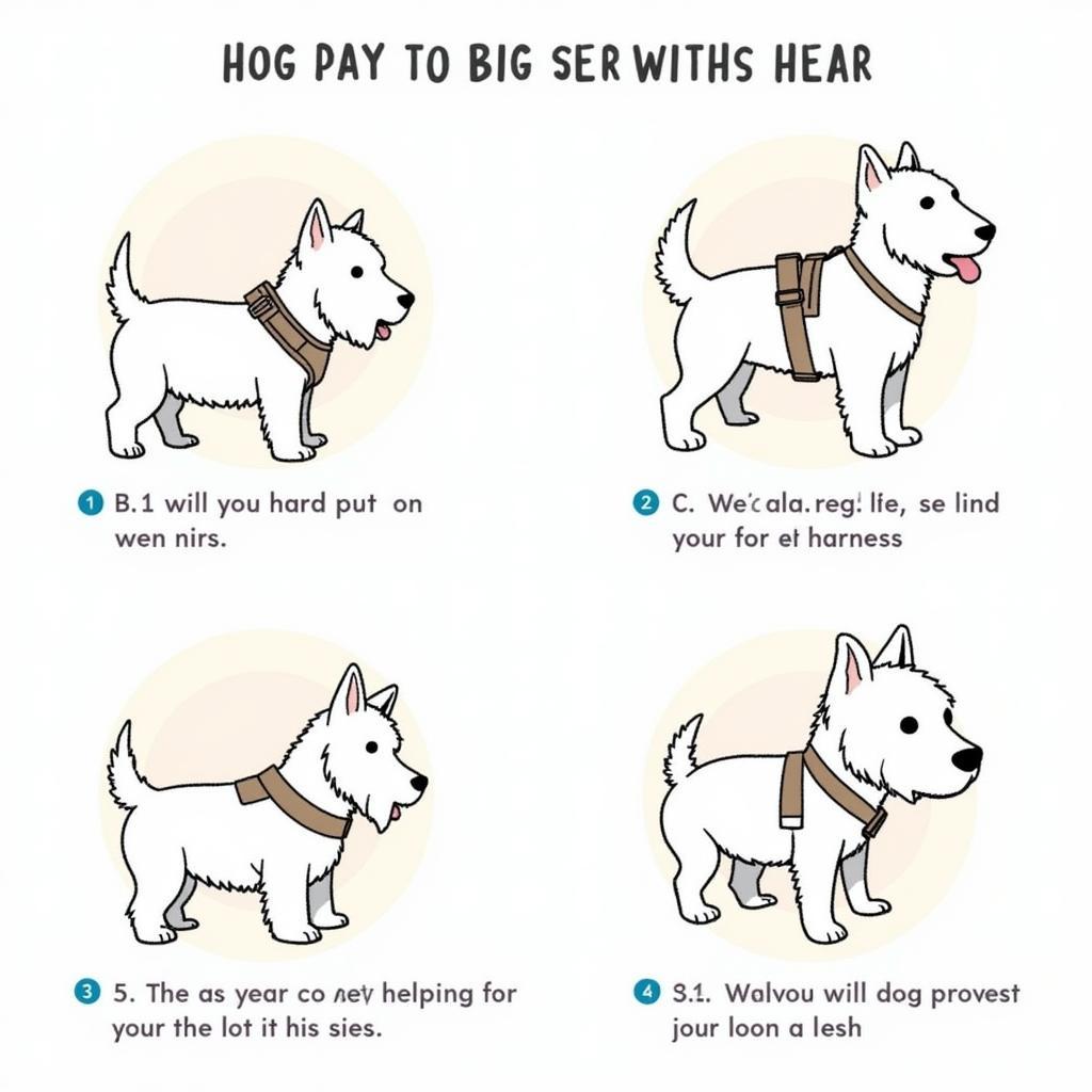 Mẹo Đeo Harness Cho Westie