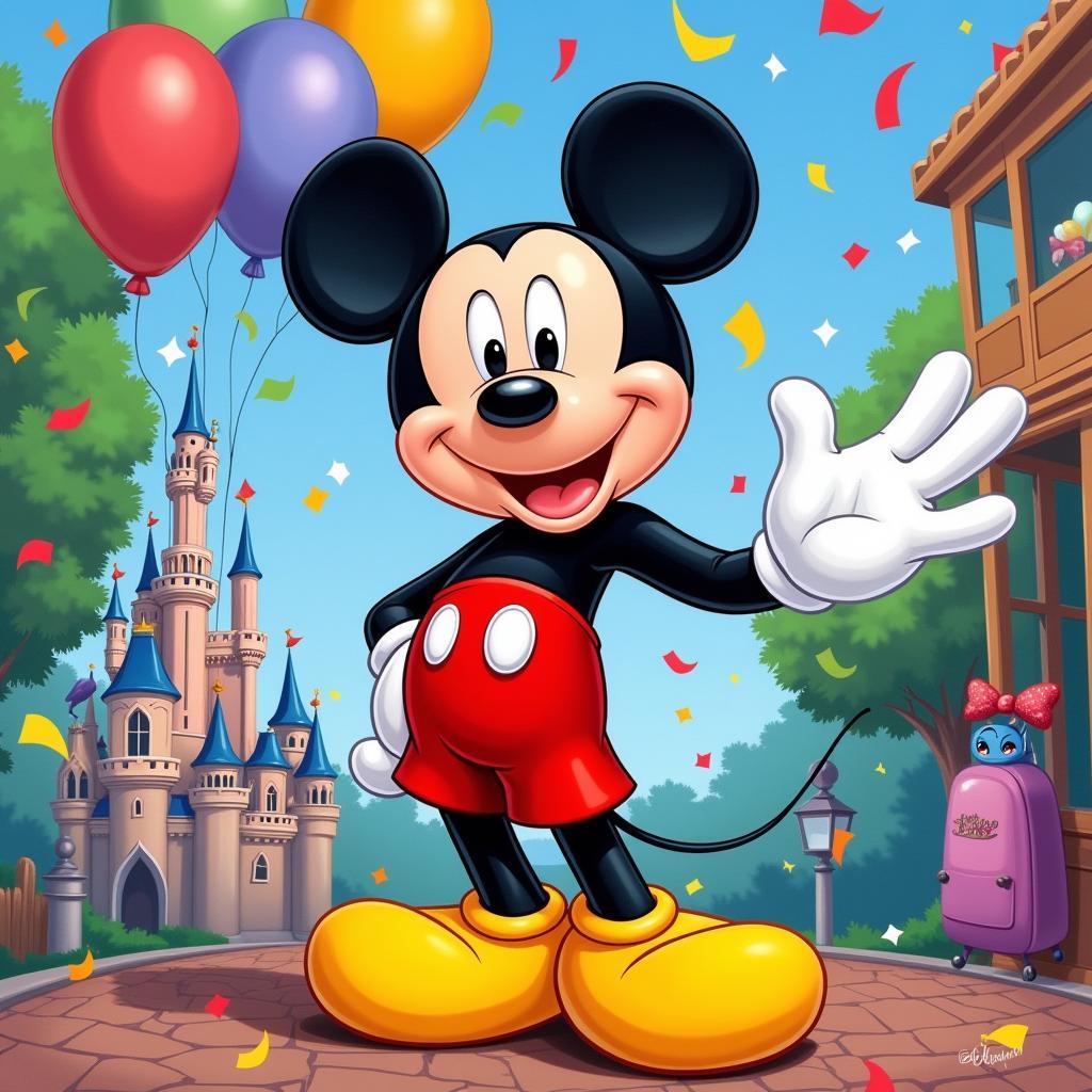 Mickey Mouse Painting