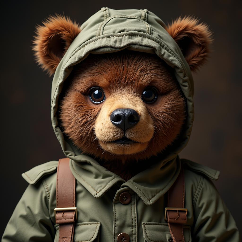 Military bear suit trở thành biểu tượng mới