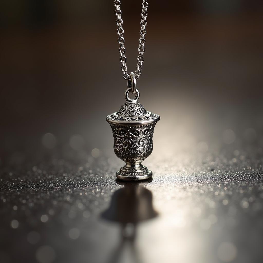 Miniature Dog Urn Necklace for Ashes