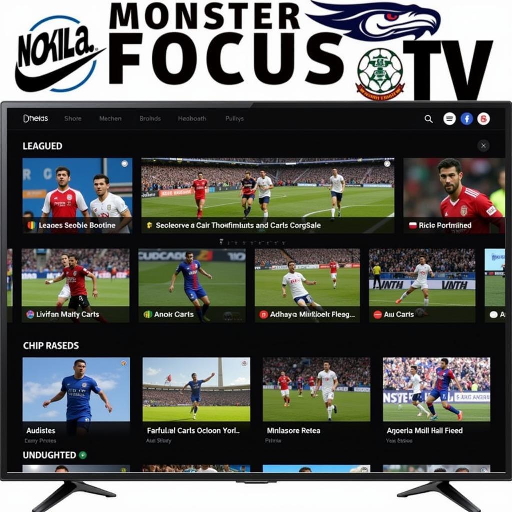 Giao diện Monster Focus TV