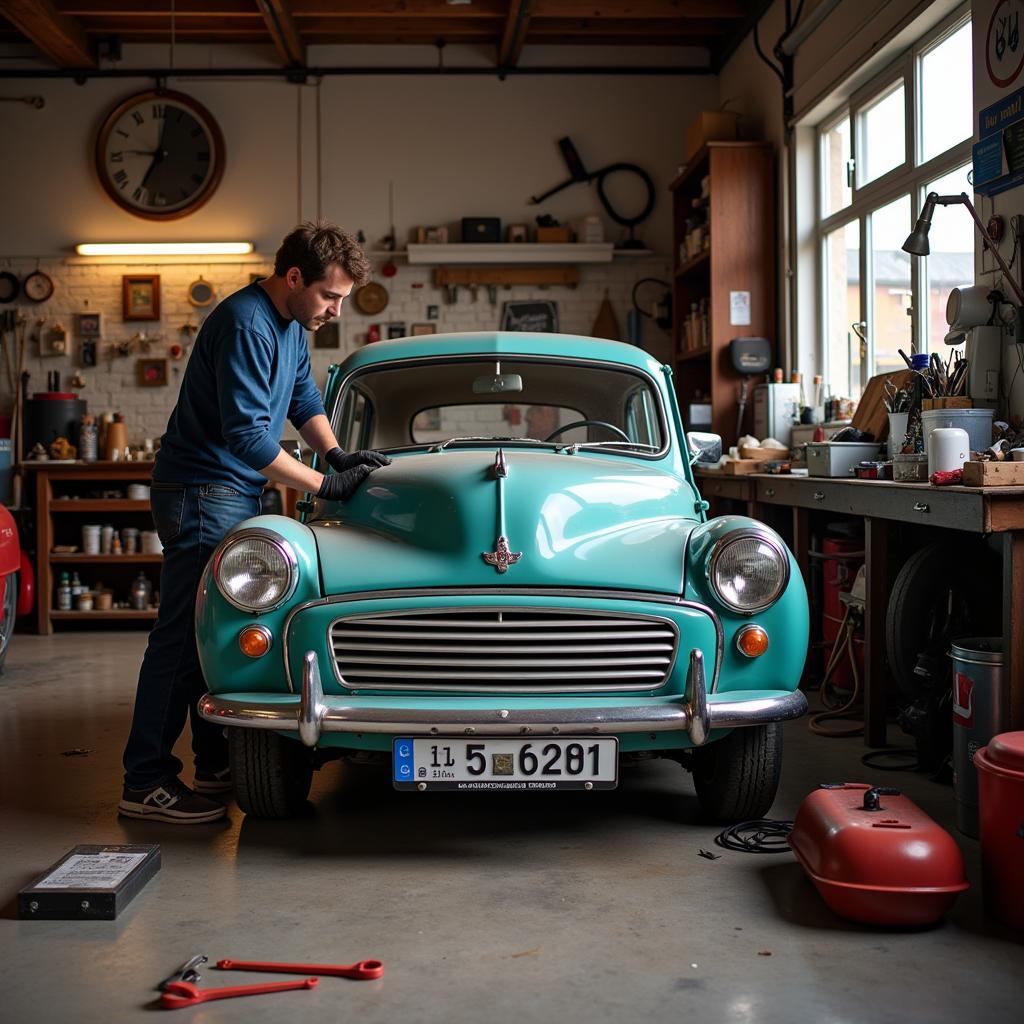 Morris Minor Restoration Project in the USA