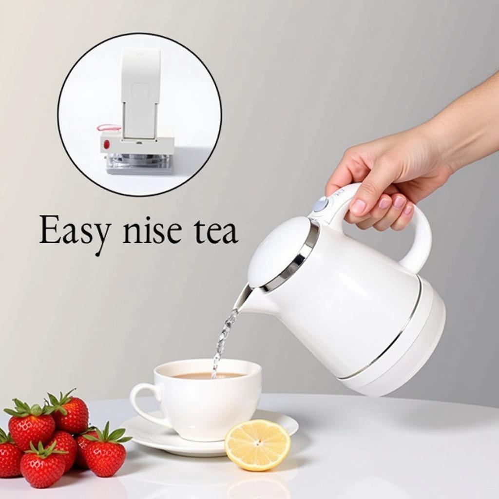 Brewing tea with a motion kettle